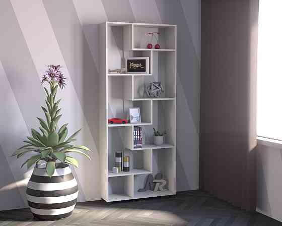 Стеллаж ОС-4, Дуб Шамоні Світлий, 800/250/1900 Львов