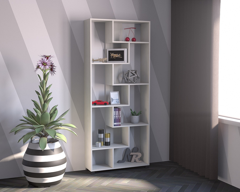 Стеллаж ОС-4, Дуб Шамоні Світлий, 800/250/1900 Львов - изображение 2