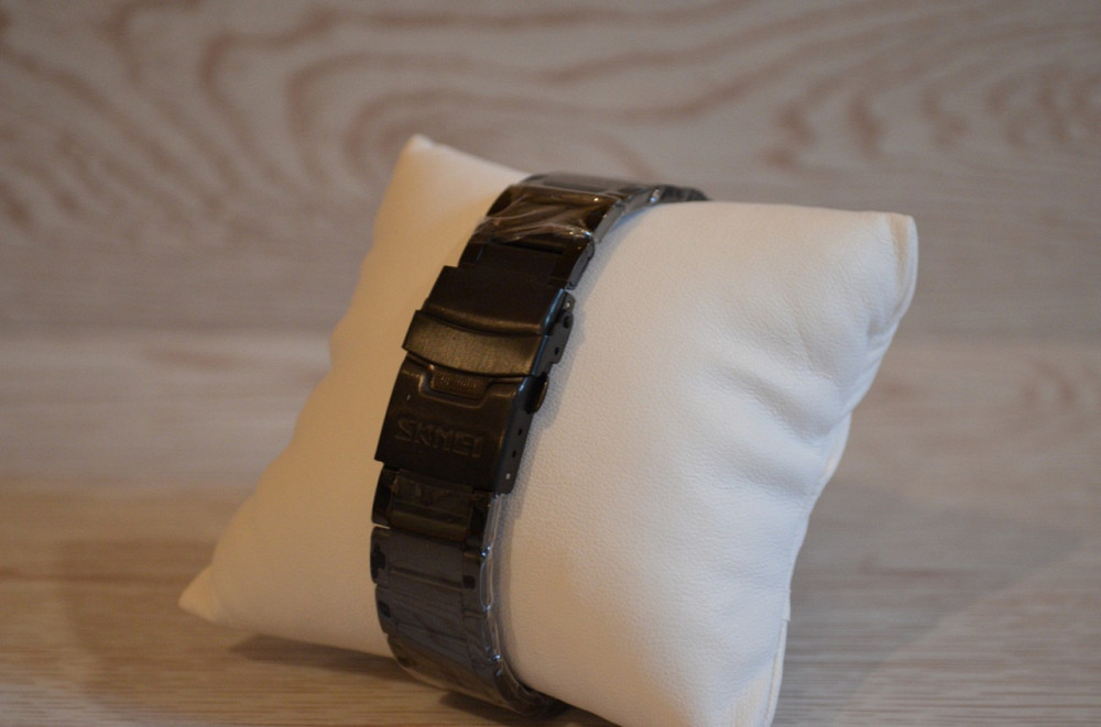 Наручний чоловічий годинник Skmei 1448 Indigo Чорний Рожеве золото Вінниця - фото 11