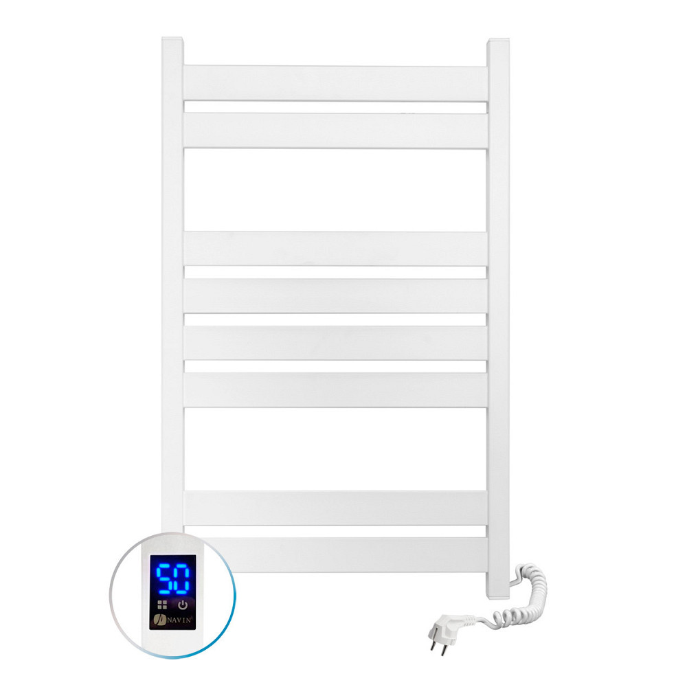 Рушникосушарка електрична NAVIN Largo 500х800 Sensor права (білий оксамит), таймер Київ - фото 2