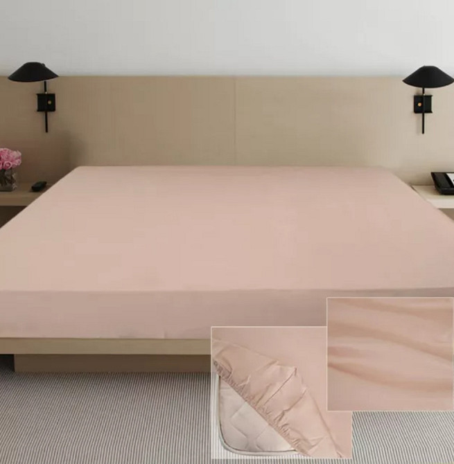 Простиня сатин на резинці в асортименті Київ - фото 9