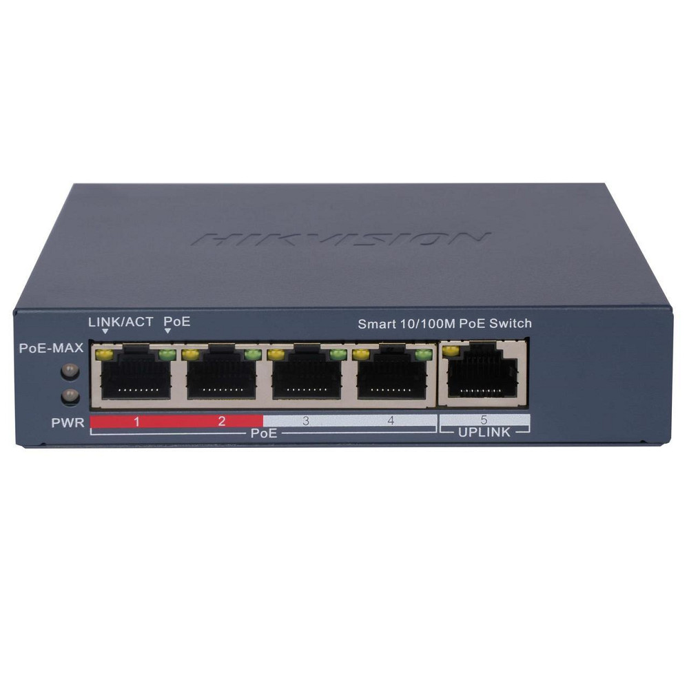 Комутатор Hikvision DS-3E1105P-EI/V2 POE ( 260 г ) Харків - фото 1