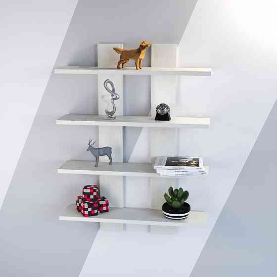 Полиця навісна П-4, Дуб Шамоні Світлий, 600/120/800 Львів