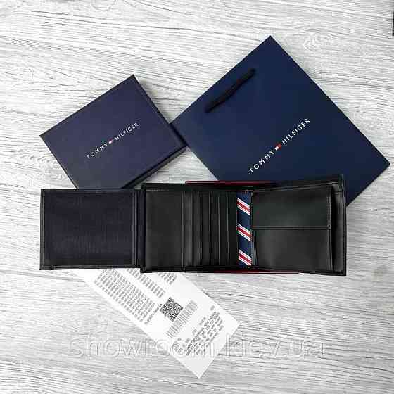 Чоловіче шкіряне портмоне (3302) подарункове паковання Київ