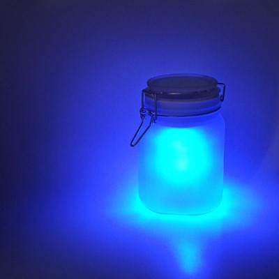 Нічник "Фея в баночці", блакитний, на сонячних батареях Рівне - фото 1