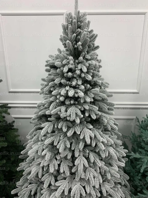 Лита штучна ялинка Преміальна (висота - 1.50 м) Засніжена Київ - фото 7