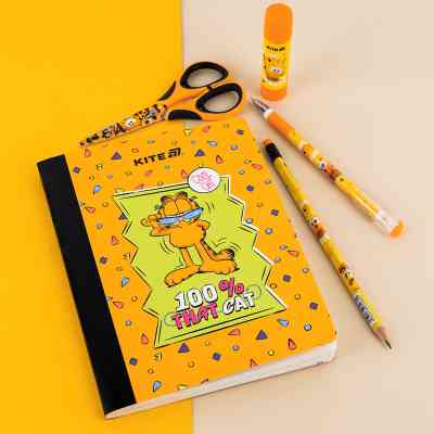 Блокнот Kite с магнитной закладкой Garfield А5, 60 листов, клетка (GF25-192) Винница