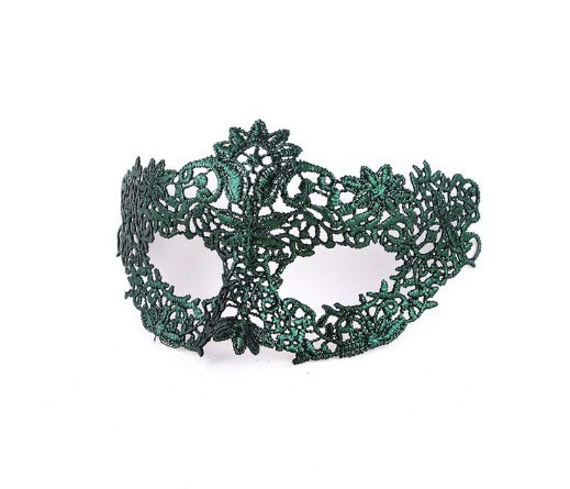 Маска на карнавал на зав`язках one size зелений Київ - фото 1