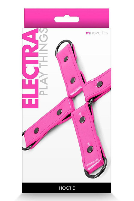 Крестообразная система фиксации NS Novelties Electra Hog Tie, розовый Sex Aura Киев - изображение 2
