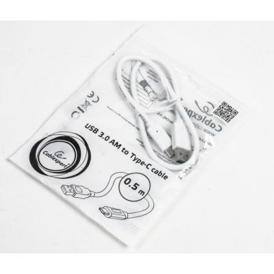 Дата кабель USB 3.0 AM to Type-C 0.5m Cablexpert (CCP-USB3-AMCM-W-0.5M) Винница - изображение 2
