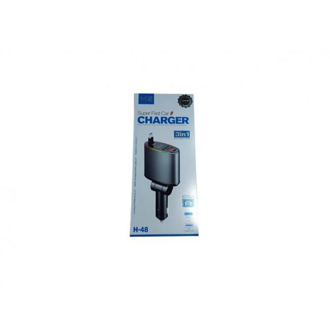 FM трансмітер H-48 3в1 із швидкою зарядкою SUPER FAST CHARGE Bluetooth та USB для авто Одеса - фото 1
