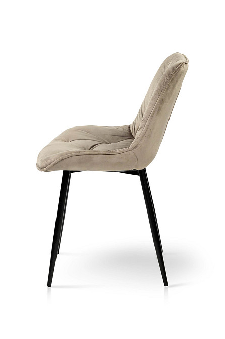 Стілець Прадо чорний/ велюр мокрий пісок Киев - изображение 3