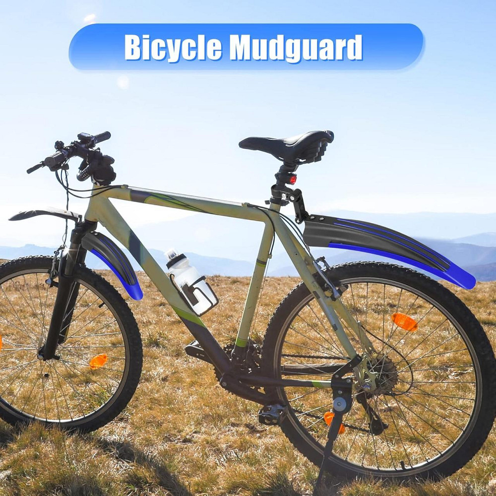 Сині велокрила з ударостійкого пластику для велосипеда Київ - фото 6