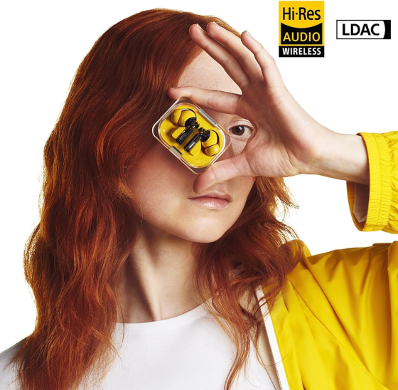 Бездротові навушники Nothing Ear (a) Yellow Hi-Res активне шумозаглушення 45 дБ Bluetooth 5.3 жовті Київ