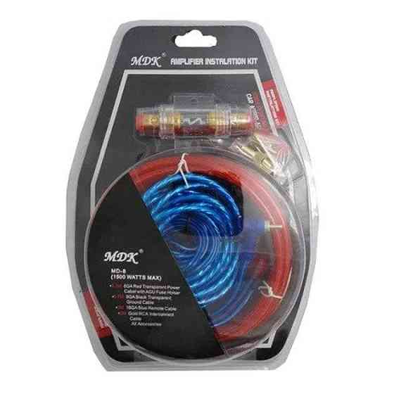 Набор проводов для установки саббуфера kit MD 8, набор кабелей для автоакустики AM-44 Львов