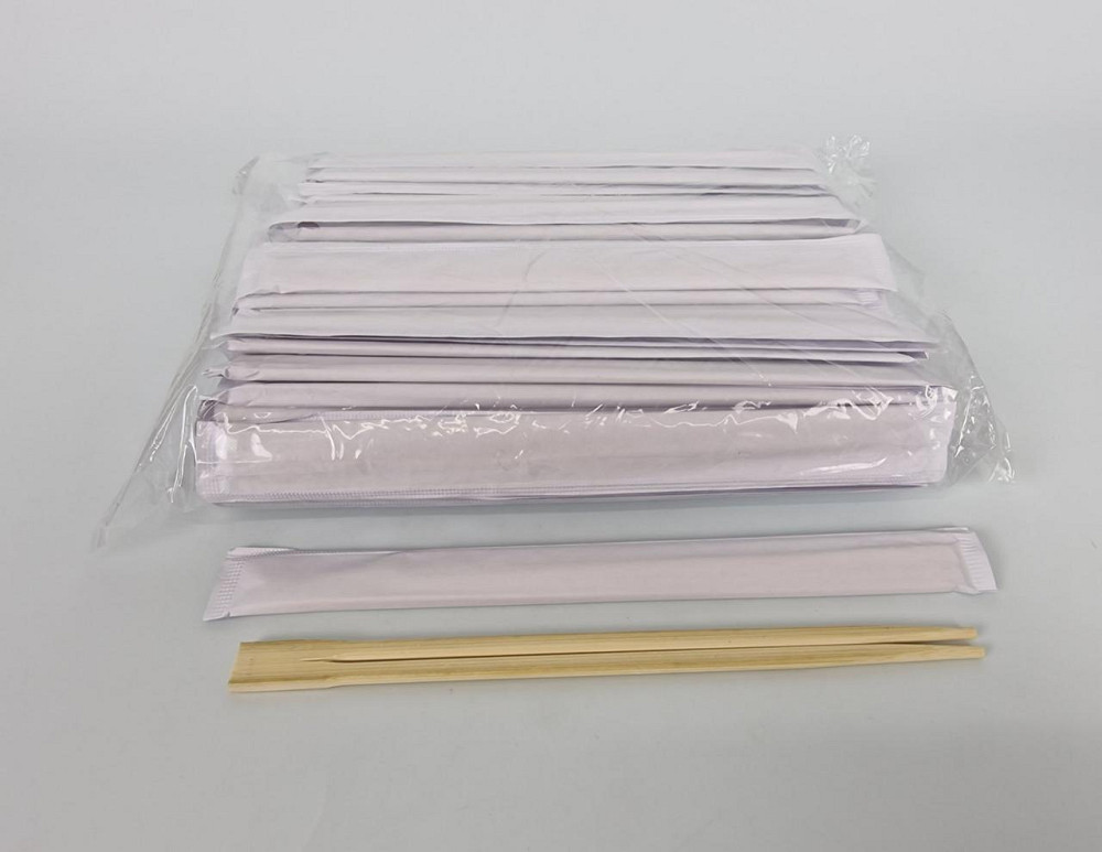 Палички для суші бамбукові в паперовому індивідуальному пакованні 210 мм d=4,2 мм 100 шт./пач. (30 уп./ялій) (1 пачка) Харків - фото 2