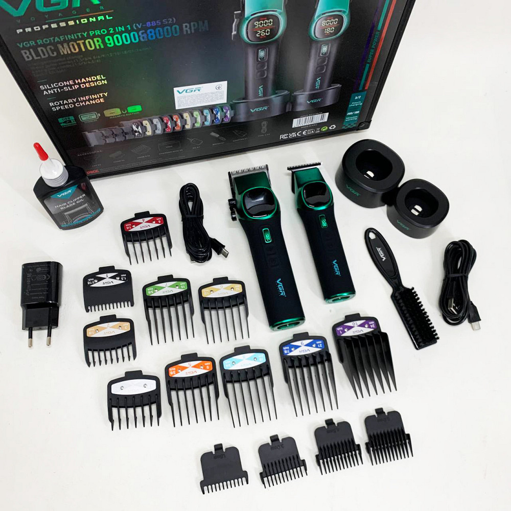 Машинка для стрижки акуммуляторная VGR, Машинка для стрижки волос с регулируемой длиной ZD-56 Львов - изображение 10