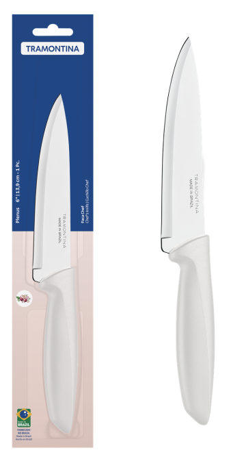 Нож Chef Tramontina Plenus light grey, 152 мм (6740828) Киев - изображение 2