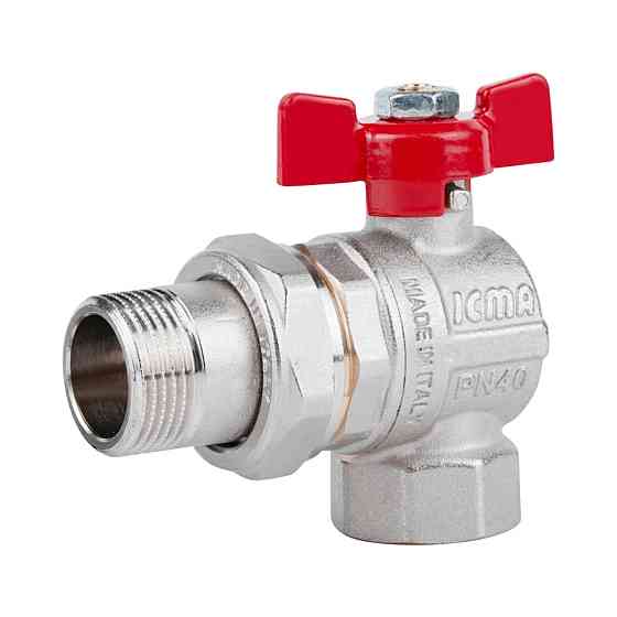 Кран кульовий Icma FAR. ROSSA 3/4" кутовий No361 Київ