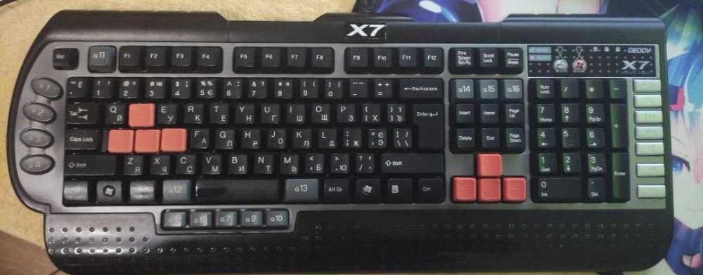 Клавиатура: A4 Tech X7 G800V. Киев - изображение 1