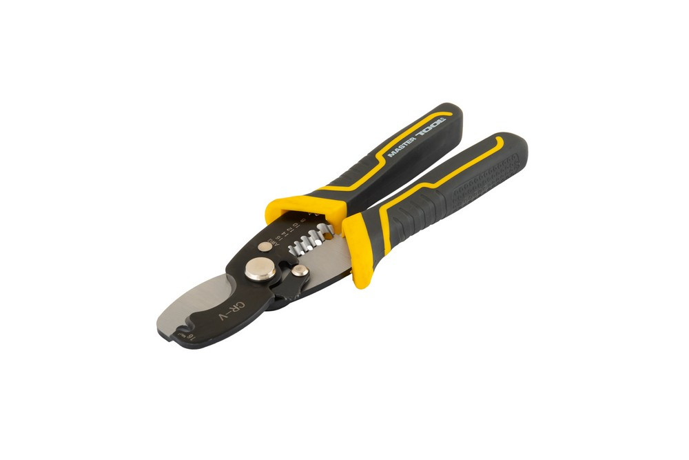 MASTERTOOL Кабелеріз із знімачом ізоляції MASTERTOOL 10.5 мм 1.3–8.0 мм² Mn65 75-2275 Коломия - фото 4