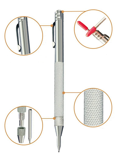 Гравировальная ручка с наконечником из карбида вольфрама, ручной гравер по металлу, стеклу и керамике, инструмент для точной Киев - изображение 5
