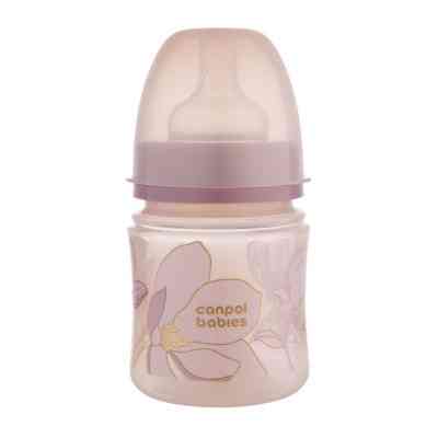 Бутылочка для кормления Canpol babies Easystart GOLD 120 мл антикол. с широк, розовая (35/239_pin) Винница