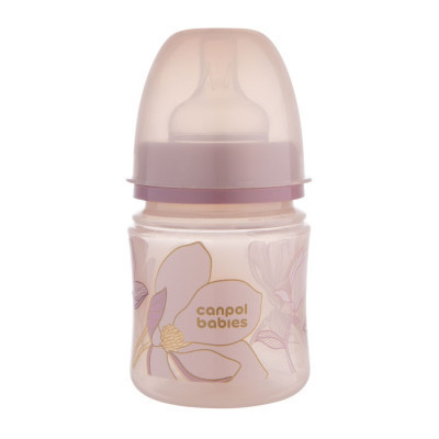 Бутылочка для кормления Canpol babies Easystart GOLD 120 мл антикол. с широк, розовая (35/239_pin) Винница - изображение 1