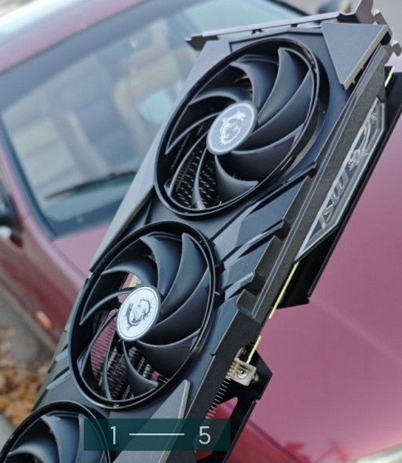 Видеокарта 4060ti 16Gb. MSI Gaming X Slim. Киев - изображение 5