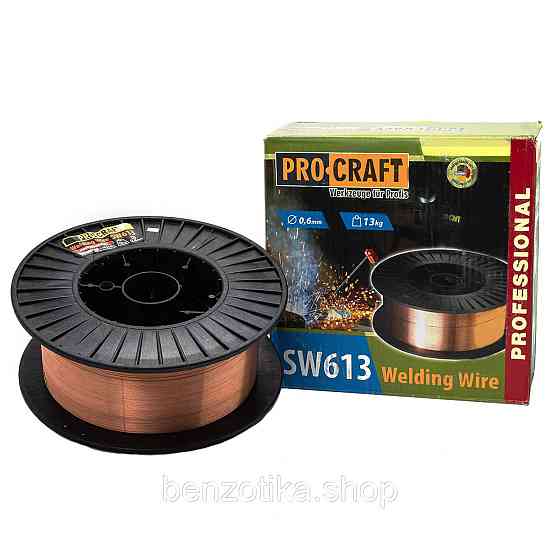 Зварювальний дріт Procraft SW613 0.6 мм 13 кг Киев