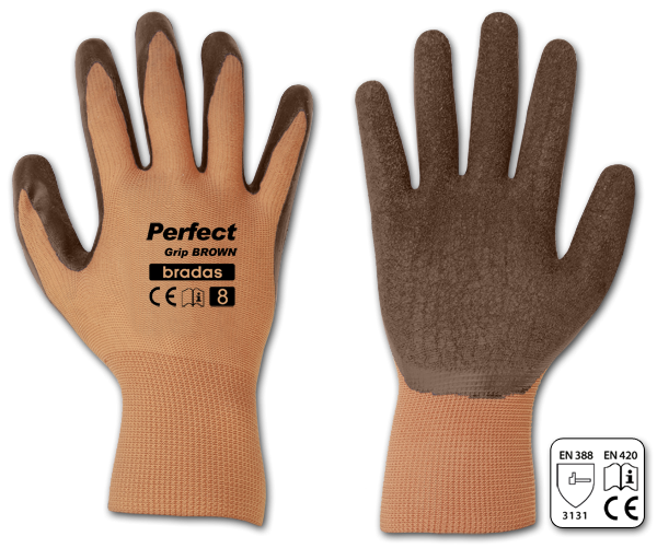 Перчатки защитные PERFECT GRIP GRAY латекс, размер 9, RWPGBR9 Киев - изображение 1
