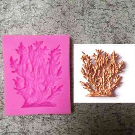 Молд силиконовый Коралл 58 на 70мм розовый Киев