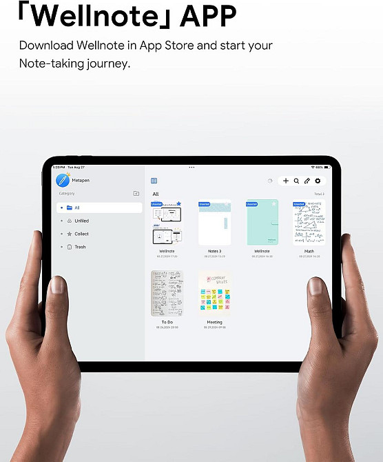 Стилус Metapen A11 для Apple iPad 2018–2026 Palm Rejection Pixel Precision швидке заряджання Білий Дніпро - фото 3