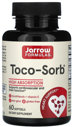Вітамін Е та токотринол Jarrow Formulas Tocotrienols and Vitamin E 60 капс Київ