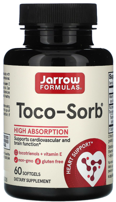 Вітамін Е та токотринол Jarrow Formulas Tocotrienols and Vitamin E 60 капс Київ - фото 1