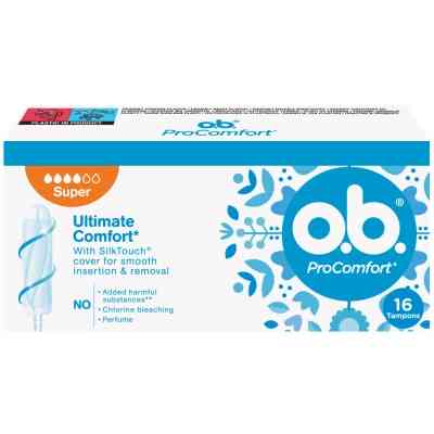 Тампоны o.b. ProComfort Super 16 шт. (3574660234329/3574661331164) Винница