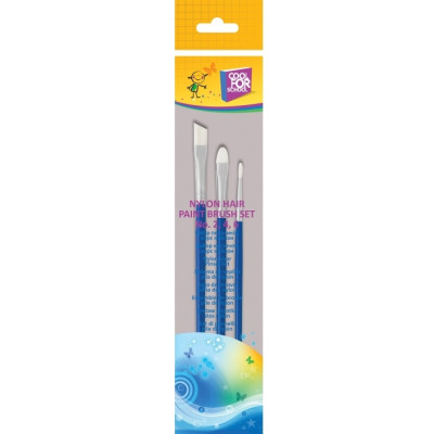 Кисточка для рисования Cool For School набор Fantasy 3 шт (2,4,6) ворс нейлон (CF60826) Винница - изображение 1