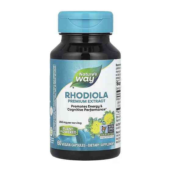 Экстракт родиолы Nature's Way Rhodiola Rosea 250 мг 60 капсул Луцк