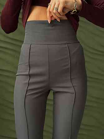 Довгі брюки з високою талією "Salvia" оптом | Норма і батал| Розпродаж моделі Київ