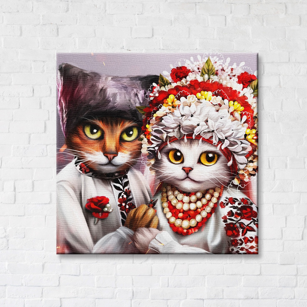 Весілля котиків, котик українець ©Марінна Пащук Київ - фото 1