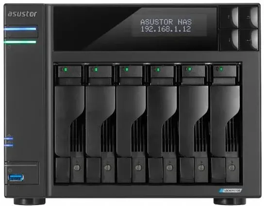Сервер Сервер Asustor LOCKERSTOR 2 AS6706T 6-bay, Intel Celeron N5105 Czterordzeniowy 2.0GHz, 8GB RAM DDR4. 4x M.2 PCIe (NVMe), 2x Київ