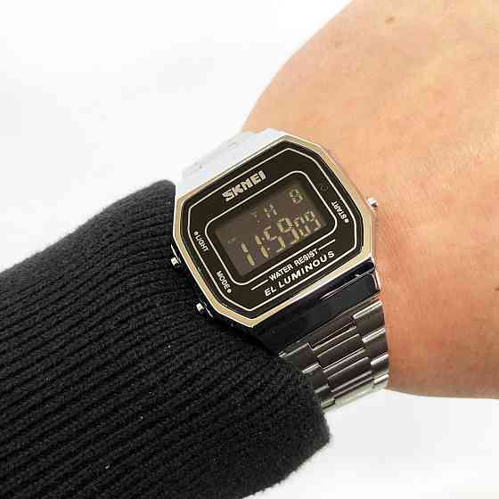 Військовий годинник з батарейкою SKMEI 1647SI, Годинники для військовослужбовців, WQ-295 Протиударний годинник Київ