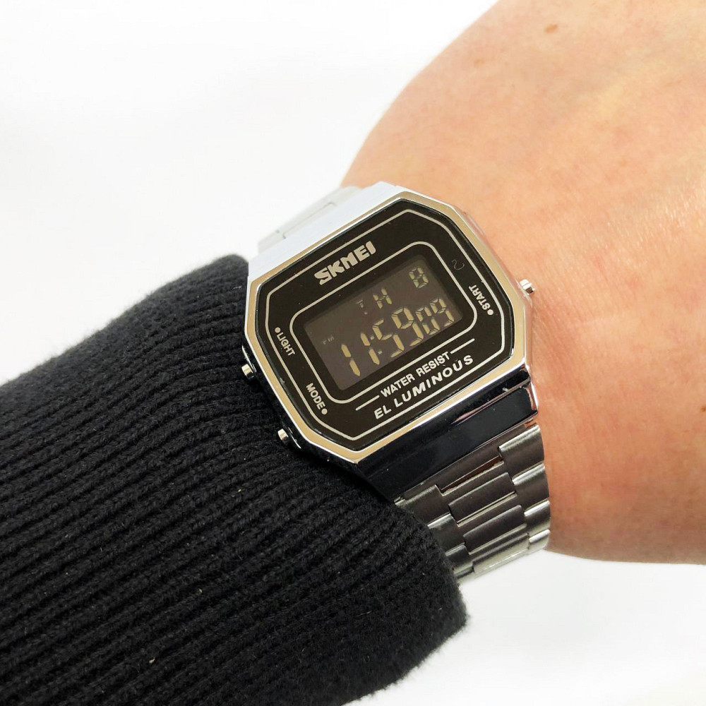 Військовий годинник з батарейкою SKMEI 1647SI, Годинники для військовослужбовців, WQ-295 Протиударний годинник Київ - фото 5