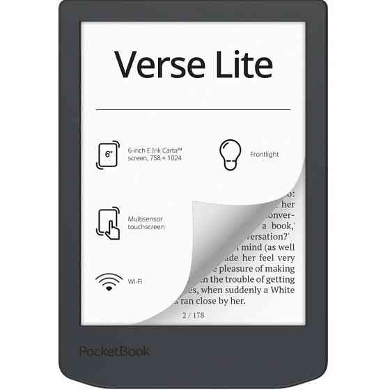 Електронна книга PocketBook 619 Verse Lite Midnight Grey (PB619-T-CIS) ( Сірий ) Харьков