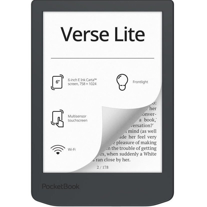 Електронна книга PocketBook 619 Verse Lite Midnight Grey (PB619-T-CIS) ( Сірий ) Харьков - изображение 1