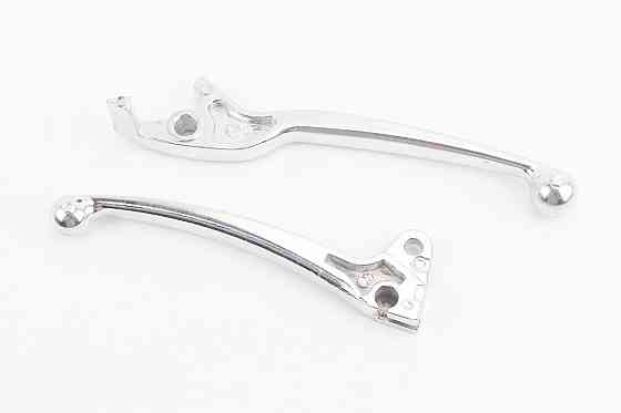 Важіль гальма лівий, правий к-кт 2шт (правий з "язичком"), хром Киев