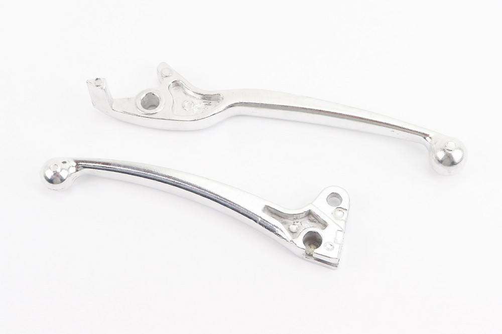 Важіль гальма лівий, правий к-кт 2шт (правий з "язичком"), хром Киев - изображение 2