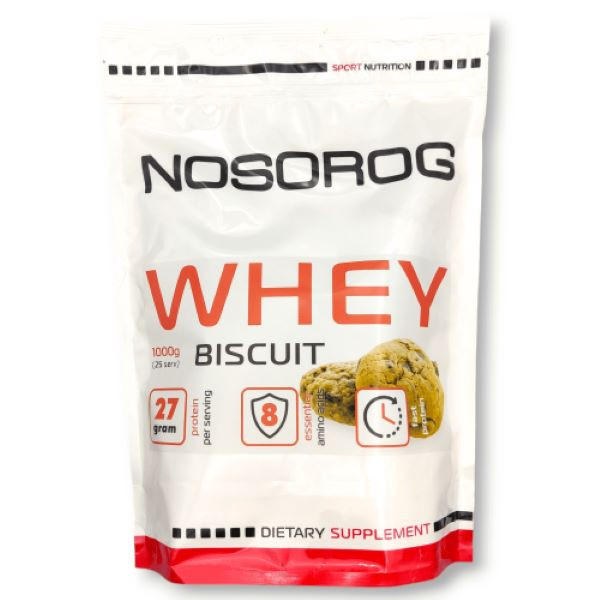 Протеїн Nosorog Nutrition Whey 1кг (Бісквіт) Луцьк - фото 1
