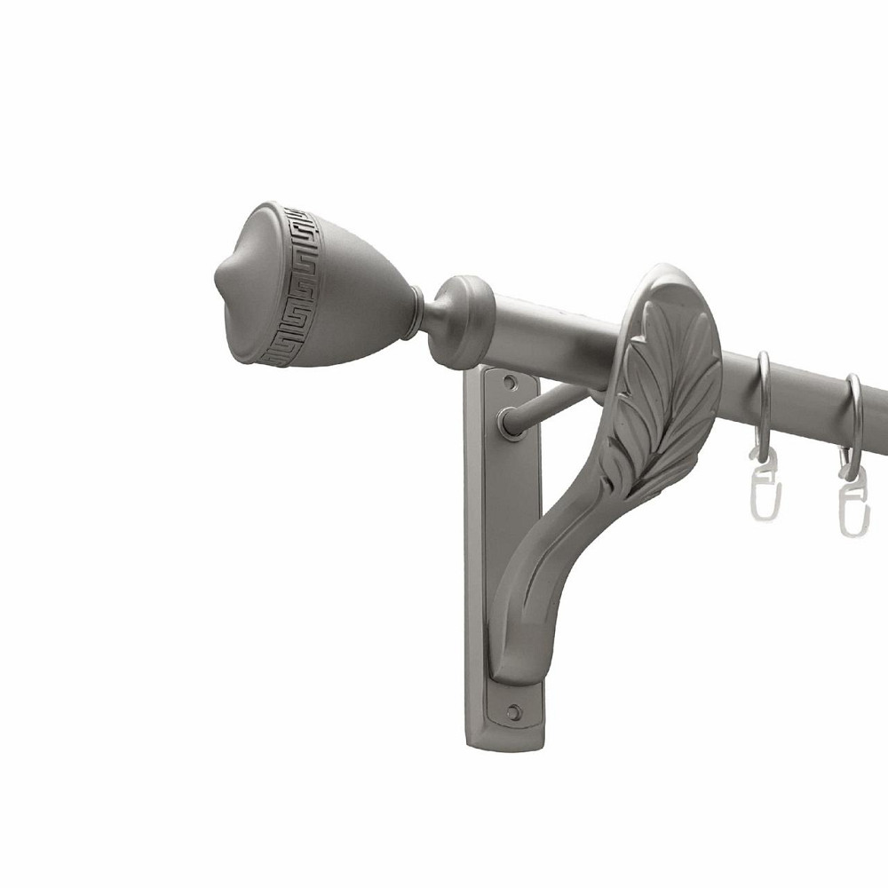 Карниз Orvit Афіна металевий однорядний ретро гладка труба кільце металеве Сатин 25 мм 140 см (00-00027492) Львів - фото 1