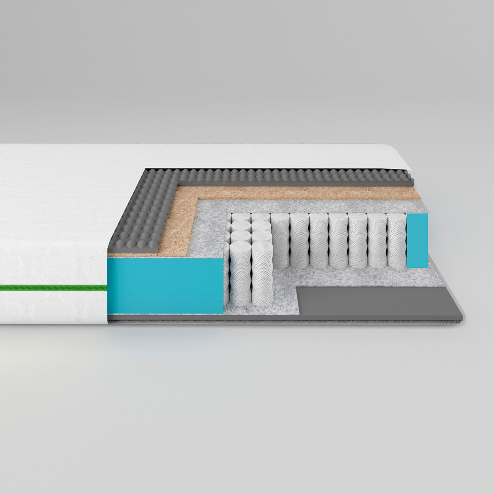 Матрас ортопедический ТМ Ismart Koala Coco 160х190 см пружинный (ISM-051092) Днепр - изображение 1